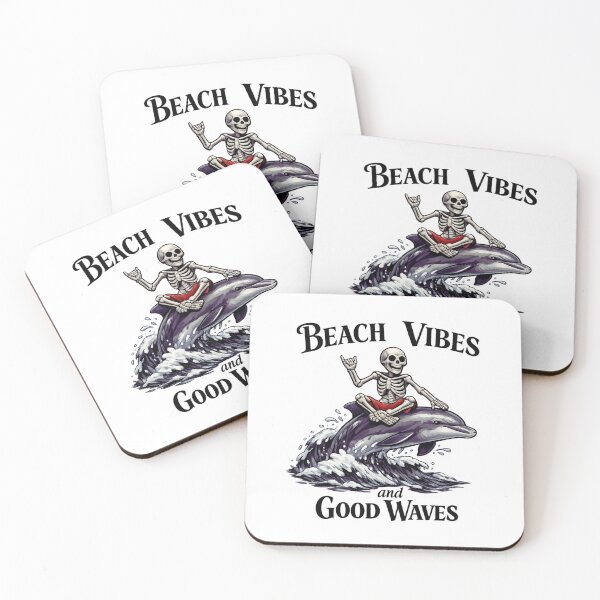 Item preview, Beach Vibes and Good Waves designed and sold by LuveraxArt.