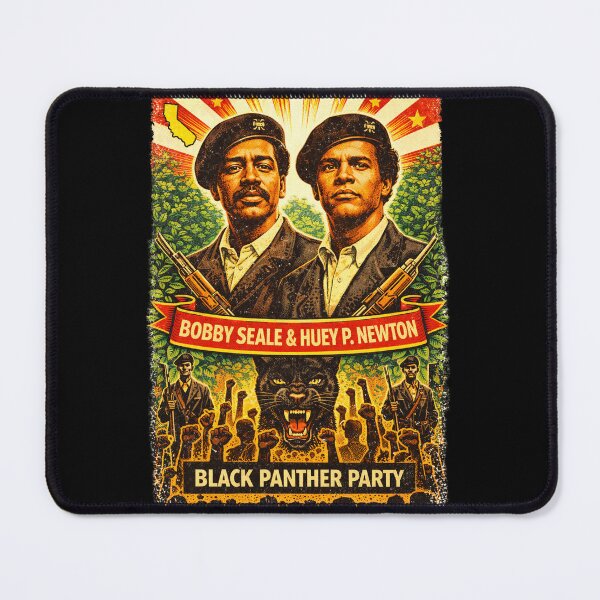 Item preview, Black Panther Party - Bobby Seale & Huey P. Newton Vintage Revolutionary Art designed and sold by Youngkev-arts.
