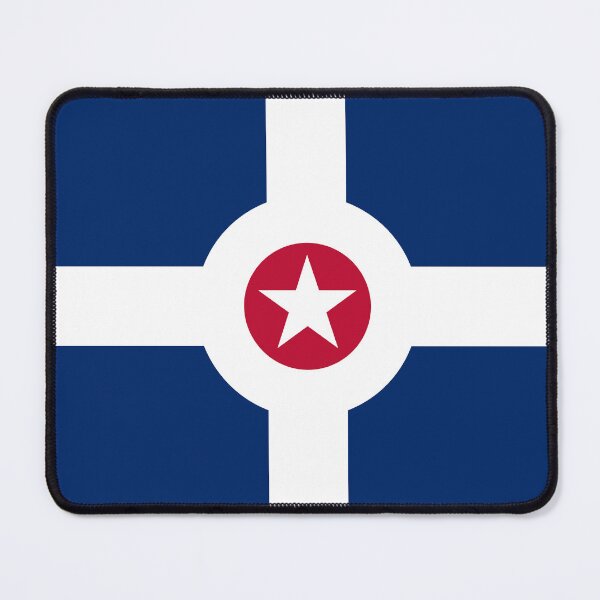 Item preview, City of Indianapolis Flag - Indiana Circle City & Crossroads Pride designed and sold by NTGUILTY.
