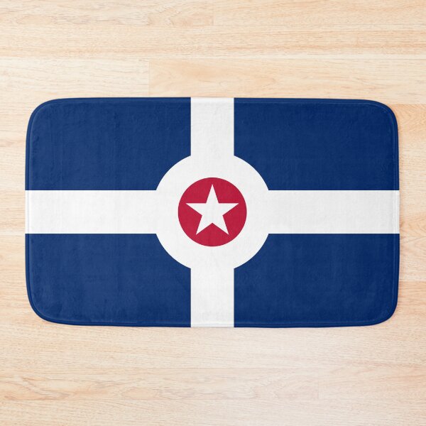 Item preview, City of Indianapolis Flag - Indiana Circle City & Crossroads Pride designed and sold by NTGUILTY.