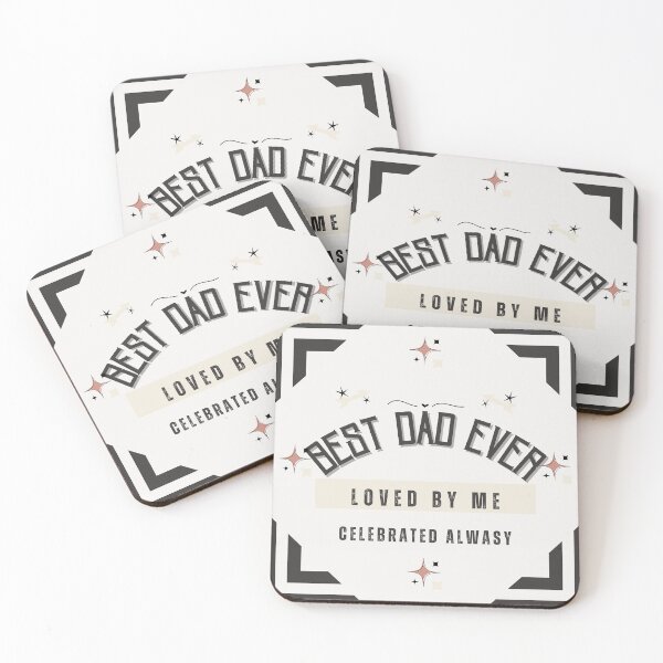 Item preview, ​Best Dad Ever - Loved By Me Retro Father's Day Gift designed and sold by AuraLoft.