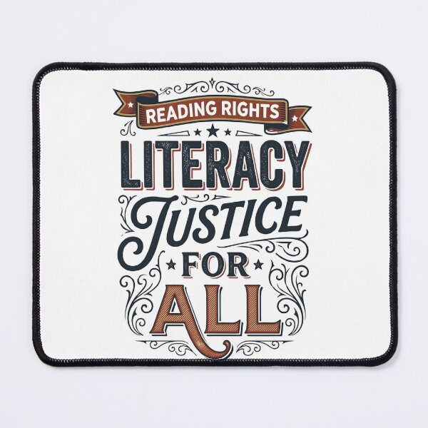 Item preview, Literacy and Justice for All Literacy Teacher Shirt Reading designed and sold by THREE LITTLE BEANS.