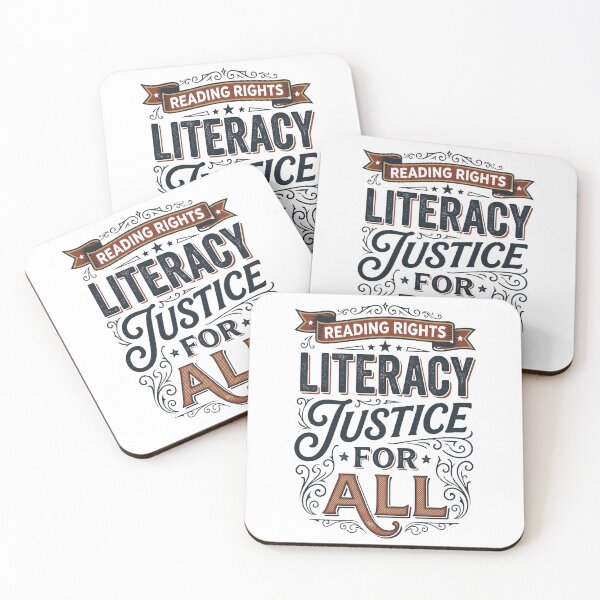 Item preview, Literacy and Justice for All Literacy Teacher Shirt Reading designed and sold by THREE LITTLE BEANS.