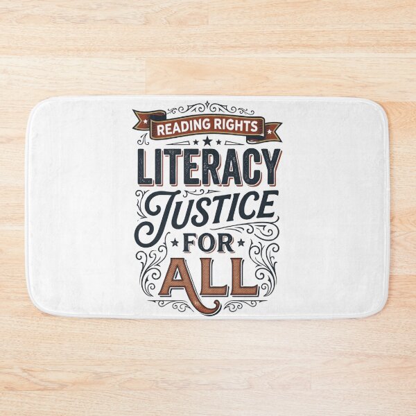 Item preview, Literacy and Justice for All Literacy Teacher Shirt Reading designed and sold by THREE LITTLE BEANS.