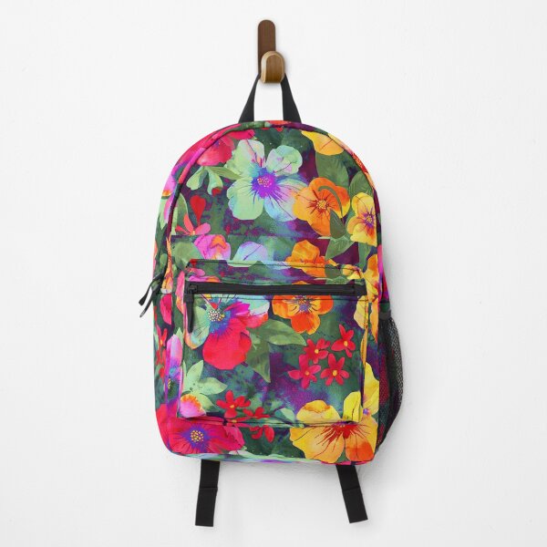 Item preview, Tropical Vibrant Colorful Flowers On Cucumber-Mint Hues designed and sold by DEC02.