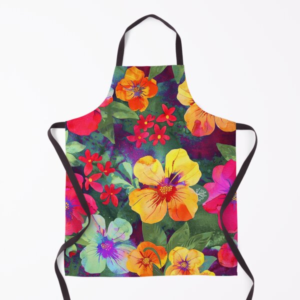 Item preview, Tropical Vibrant Colorful Flowers On Cucumber-Mint Hues designed and sold by DEC02.