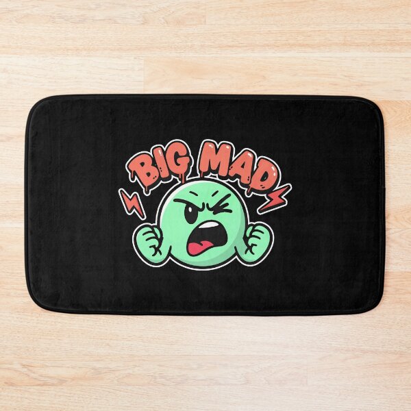 Item preview, Big Mad Angry Green Emoji Graffiti Style Cartoon  designed and sold by Taridesign.
