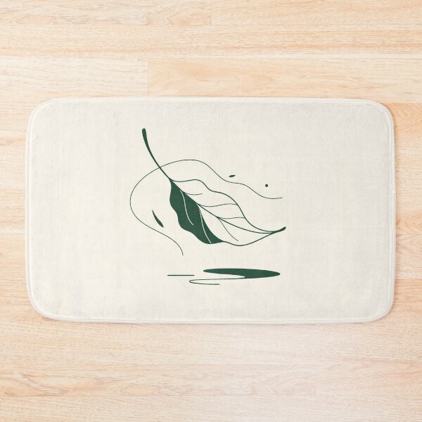Item preview, Falling Leaf Minimal Art – Zen Nature Aesthetic Design designed and sold by DrizzyV.