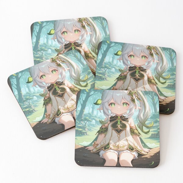Item preview, Nahida Genshin Impact Forest Smile Chibi Anime Girl designed and sold by mildaclairmo.
