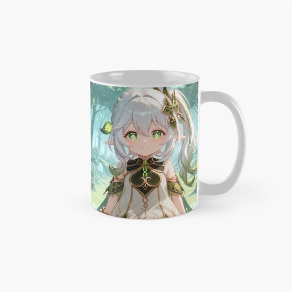 Item preview, Nahida Genshin Impact Forest Smile Chibi Anime Girl designed and sold by mildaclairmo.