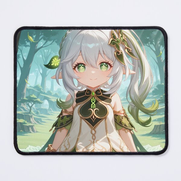 Item preview, Nahida Genshin Impact Forest Smile Chibi Anime Girl designed and sold by mildaclairmo.