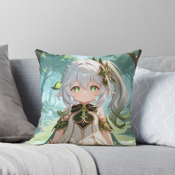 Item preview, Nahida Genshin Impact Forest Smile Chibi Anime Girl designed and sold by mildaclairmo.