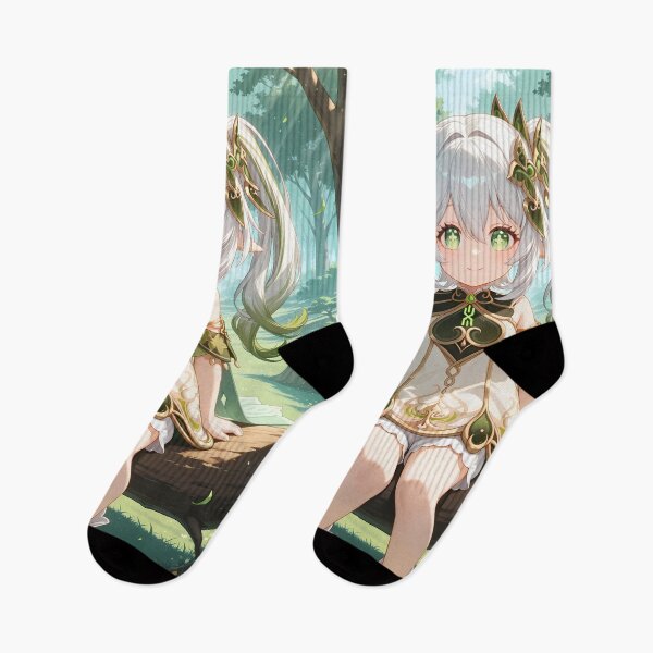 Item preview, Nahida Genshin Impact Forest Smile Chibi Anime Girl designed and sold by mildaclairmo.