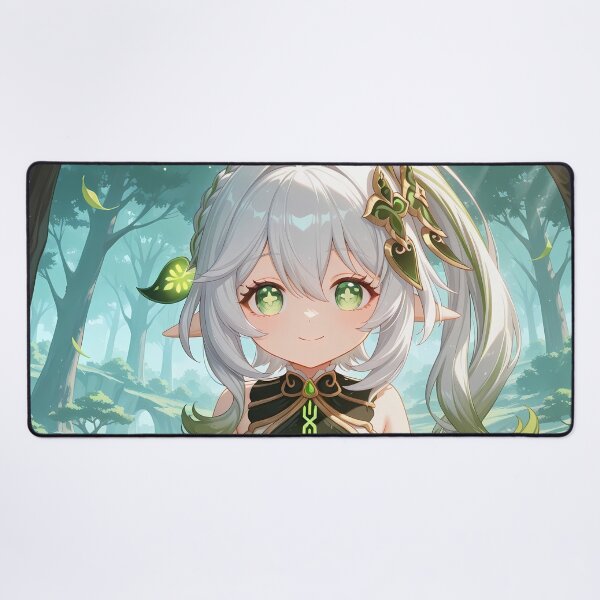 Item preview, Nahida Genshin Impact Forest Smile Chibi Anime Girl designed and sold by mildaclairmo.