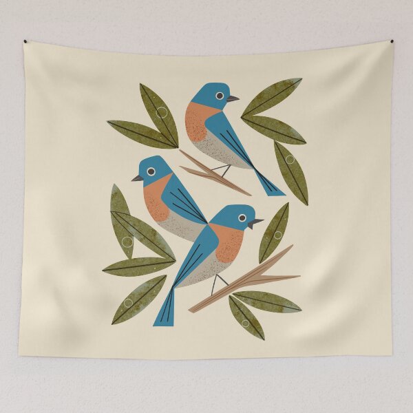 Item preview, Bluebirds designed and sold by Renea L Thull.