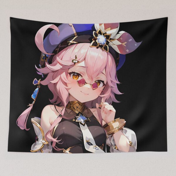 Item preview, Dori Genshin Impact Playful Pose Purple Sparkles Confident Magic designed and sold by mildaclairmo.