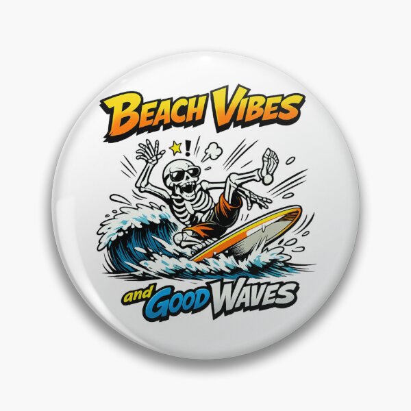 Item preview, Beach Vibes and Good Waves designed and sold by LuveraxArt.