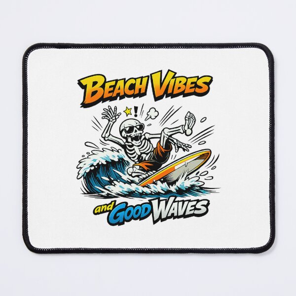 Item preview, Beach Vibes and Good Waves designed and sold by LuveraxArt.