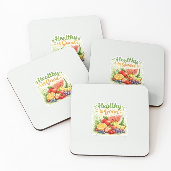 Item preview, Kawaii Healthy is Good Watercolor Fruit Sticker designed and sold by Qingtian814.