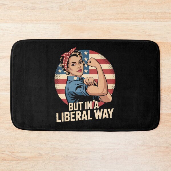 Item preview, USA but in a Liberal Way 4th of July Feminist Women's Rights designed and sold by THREE LITTLE BEANS.