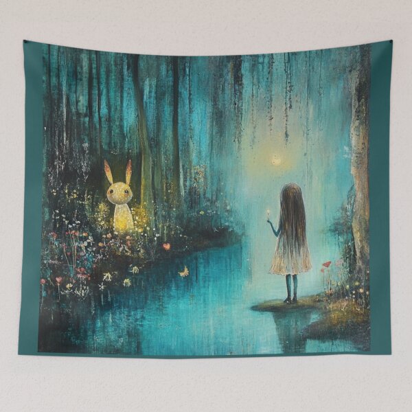 Item preview, Whispering Woods Dreamscape: A Magical Visitor designed and sold by Szpaku desart .
