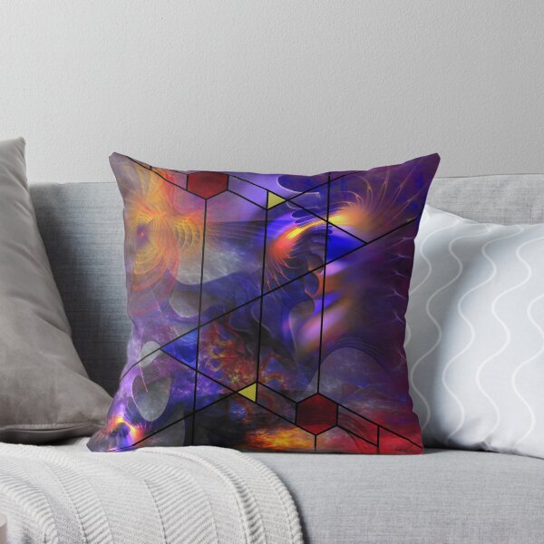 Item preview, Modern Geometric Color Explosion - Dante's Window (Square Version) designed and sold by studiobprints.