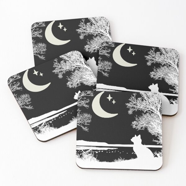 Item preview, Cat looking at the moon designed and sold by Lougud.