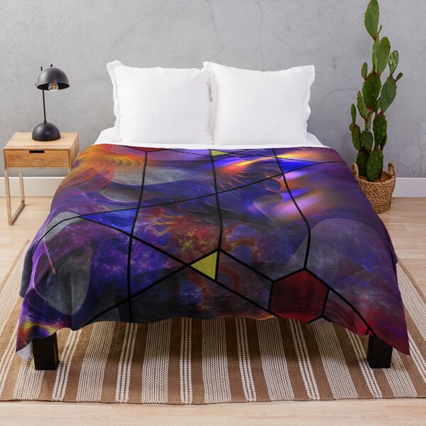 Item preview, Modern Geometric Color Explosion - Dante's Window (Square Version) designed and sold by studiobprints.