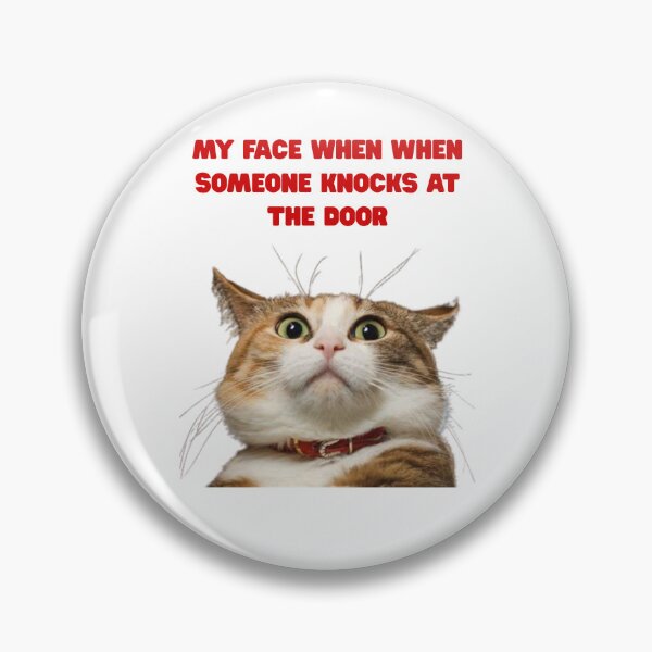 Item preview, Funny Introverted Cat designed and sold by SandyArtoutsidein.