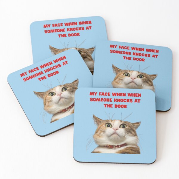 Item preview, Funny Introverted Cat designed and sold by SandyArtoutsidein.