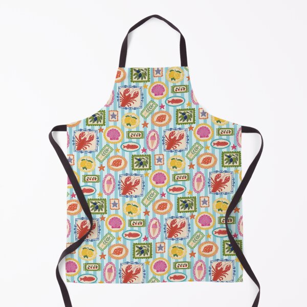 Item preview, Mediterranean food pattern  designed and sold by FatBirdie.