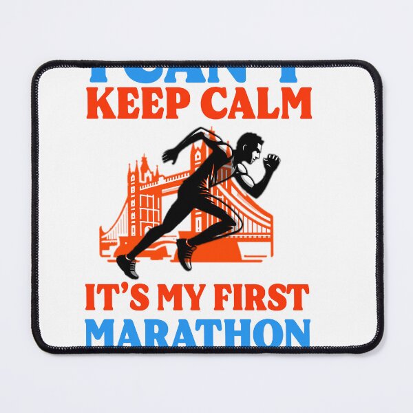 Item preview, My First Marathon 2026 London - I Can't Keep Calm Running Gift designed and sold by Abibless1998.