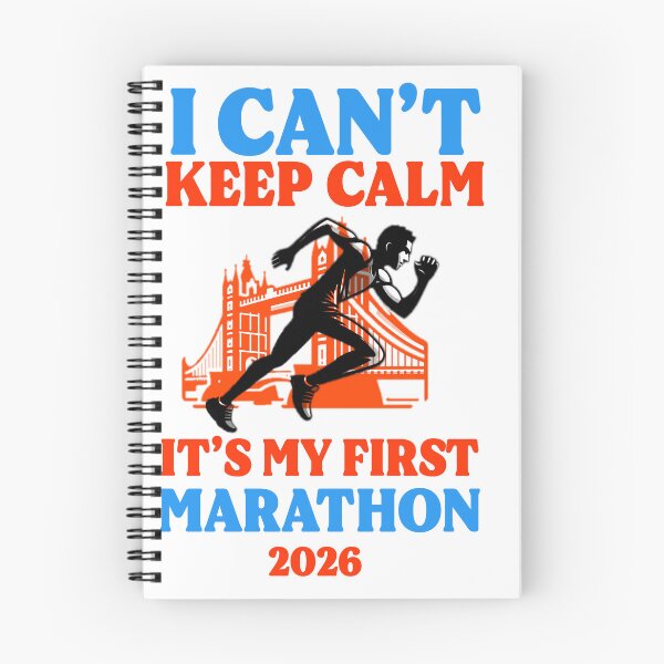 Item preview, My First Marathon 2026 London - I Can't Keep Calm Running Gift designed and sold by Abibless1998.