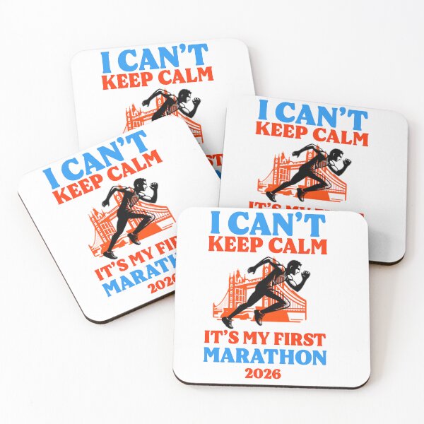 Item preview, My First Marathon 2026 London - I Can't Keep Calm Running Gift designed and sold by Abibless1998.