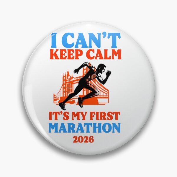 Item preview, My First Marathon 2026 London - I Can't Keep Calm Running Gift designed and sold by Abibless1998.