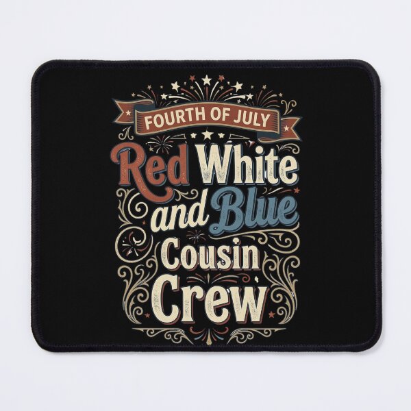 Item preview, Red White and Blue Cousin Crew 4th of July Fireworks designed and sold by THREE LITTLE BEANS.