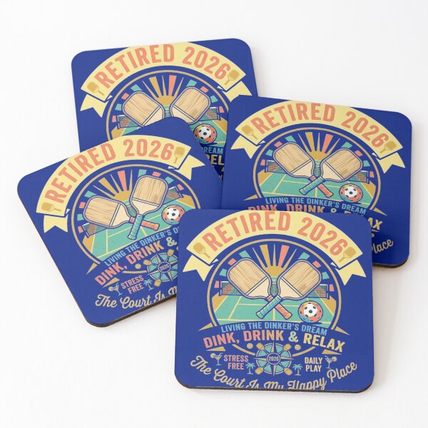 Item preview, Retired 2026 Pickleball - Dink Drink Relax - The Court Is My Happy Place designed and sold by FarDesign.