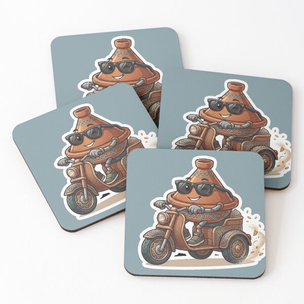 Item preview,  Funny Cool Moroccan Tagine Sticker - Traditional Clay Pot on Motor Trike Art designed and sold by zakman02.