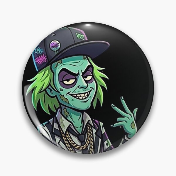Item preview, Beetlejuice cartoon street art designed and sold by Imprearte.