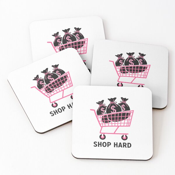 Item preview, Shop Hard Aesthetic – Pink Money Shopping Cart Design designed and sold by Aura.Creative.