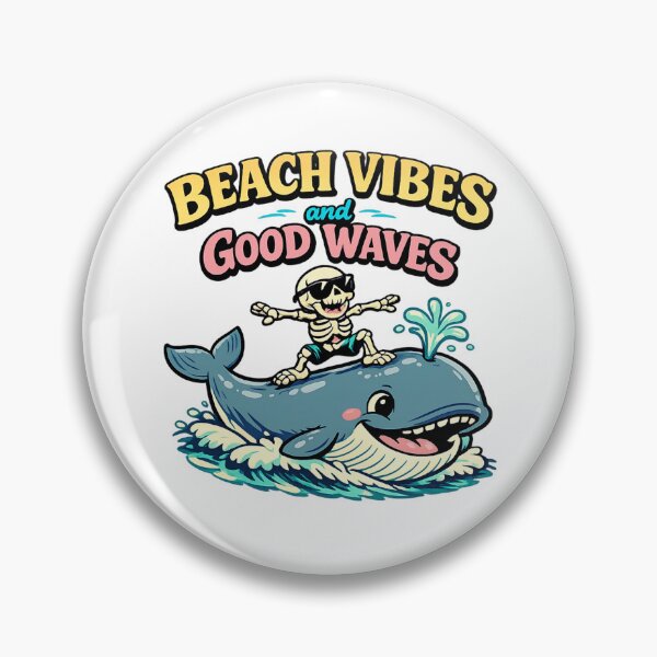 Item preview, Beach Vibes and Good Waves designed and sold by LuveraxArt.