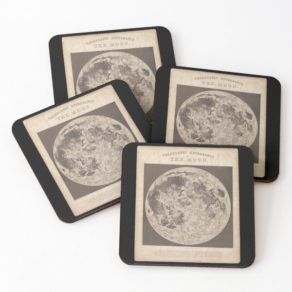 Item preview, Original 1846 Telescopic Moon View designed and sold by CyrilloArt.