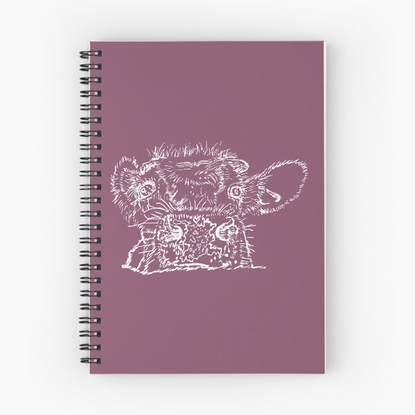 Item preview, Dairy Cow - Peekamoo - Light Lines - (#854C65) designed and sold by The Stippler Process.
