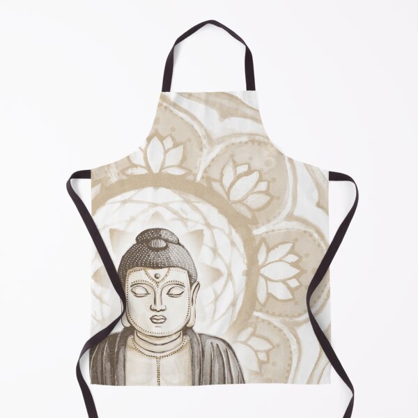 Item preview, Buddha Padma Watercolor - Fawn Earth Earth - Fawn Halo designed and sold by Irene Estelle.