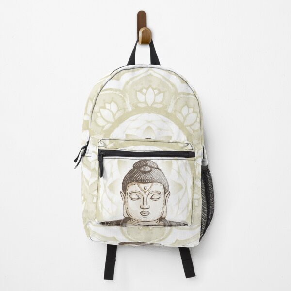 Item preview, Buddha Padma Watercolor - Fawn Earth Earth - Gold Halo designed and sold by Irene Estelle.