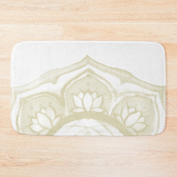 Item preview, Buddha Padma Watercolor - Fawn Earth Earth - Gold Halo designed and sold by Irene Estelle.