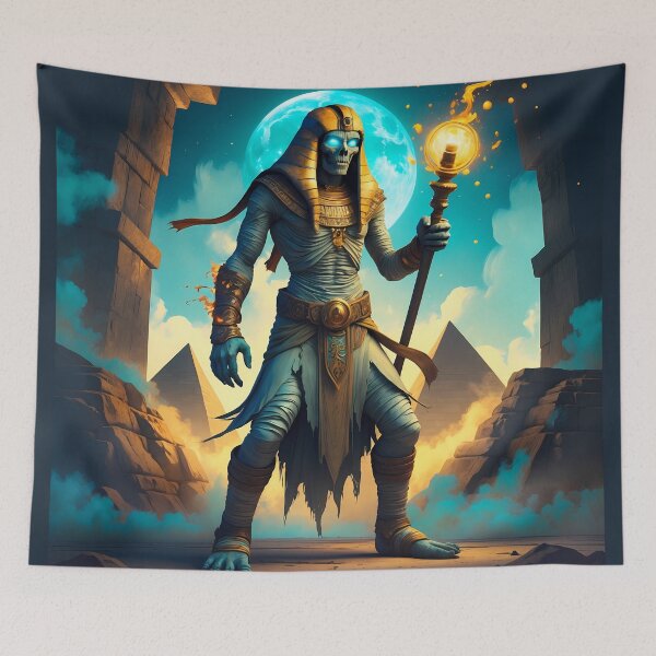 Item preview, Mummy King - Fantasy Art designed and sold by Lucid Dream Pixel.
