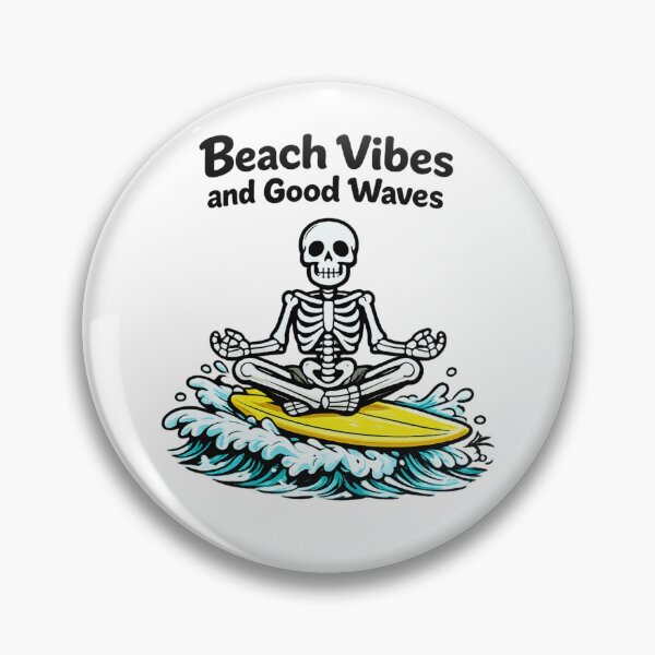 Item preview, Beach Vibes and Good Waves designed and sold by LuveraxArt.
