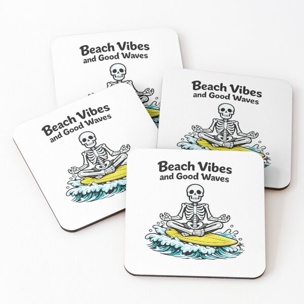 Item preview, Beach Vibes and Good Waves designed and sold by LuveraxArt.