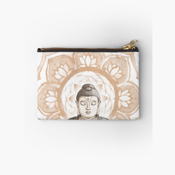 Item preview, Buddha Padma Watercolor - Fawn Earth Earth - Rust Halo designed and sold by Irene Estelle.